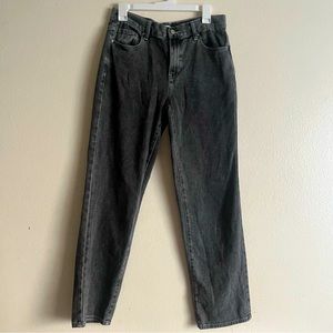 denim boyfriend vintage black straight leg PACSUN jeans SIZE: 27
